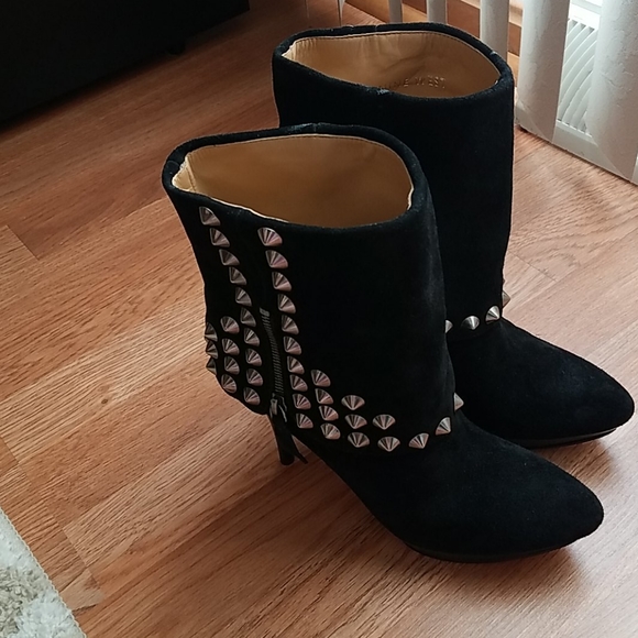 Nine West Shoes - Nine West platform studded suede boots size 7.5